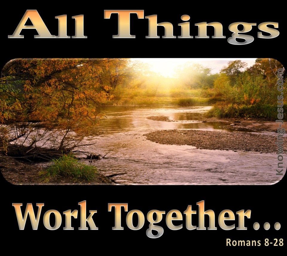 Romans 8:28 All Things Work Together For Good (black)